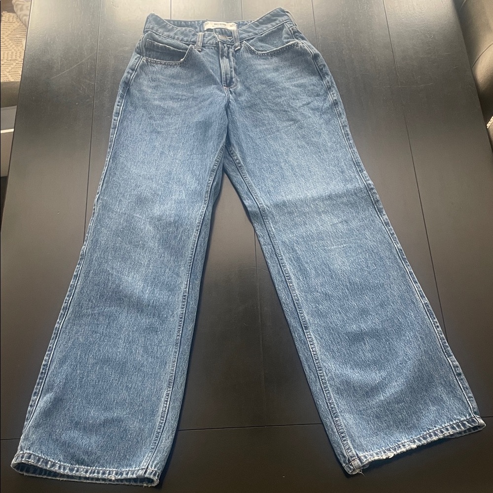 Women’s Hollister Curvy Mid-Rise Baggy Jeans